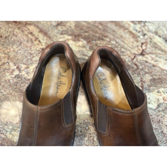 Cole Haan Mens Shoes Loafer 9.5 M Tucker Venetian Slip on Brown Leather C04059 - Picture 10 of 16